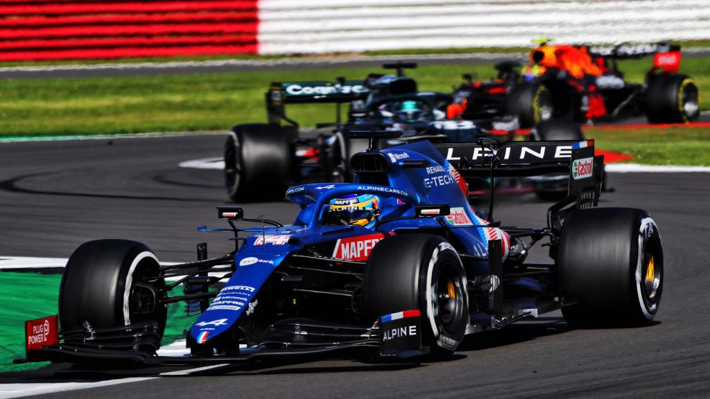 Fernando Alonso en el Gran Premio de Gran Bretaña en Silverstone