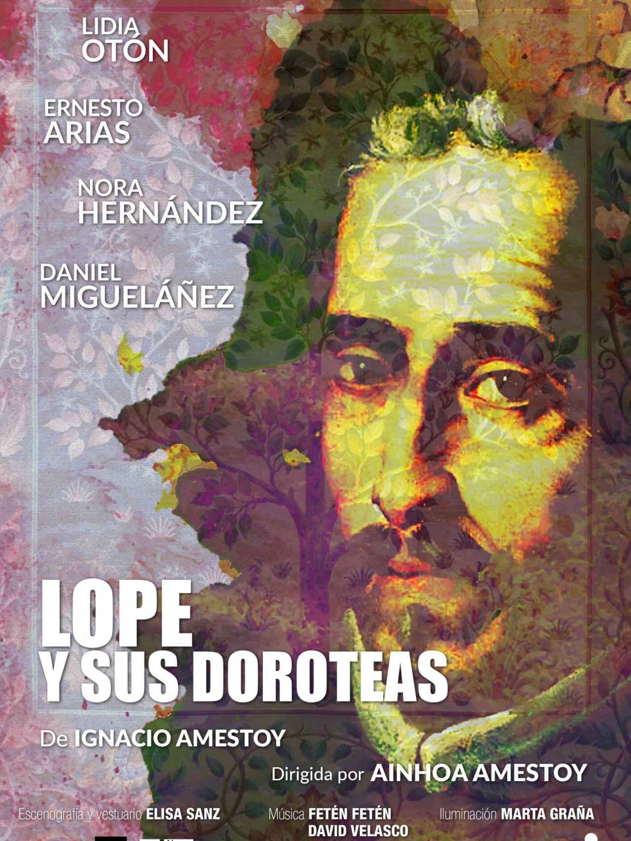Cartel de la obra 'Lope y sus Doroteas'.