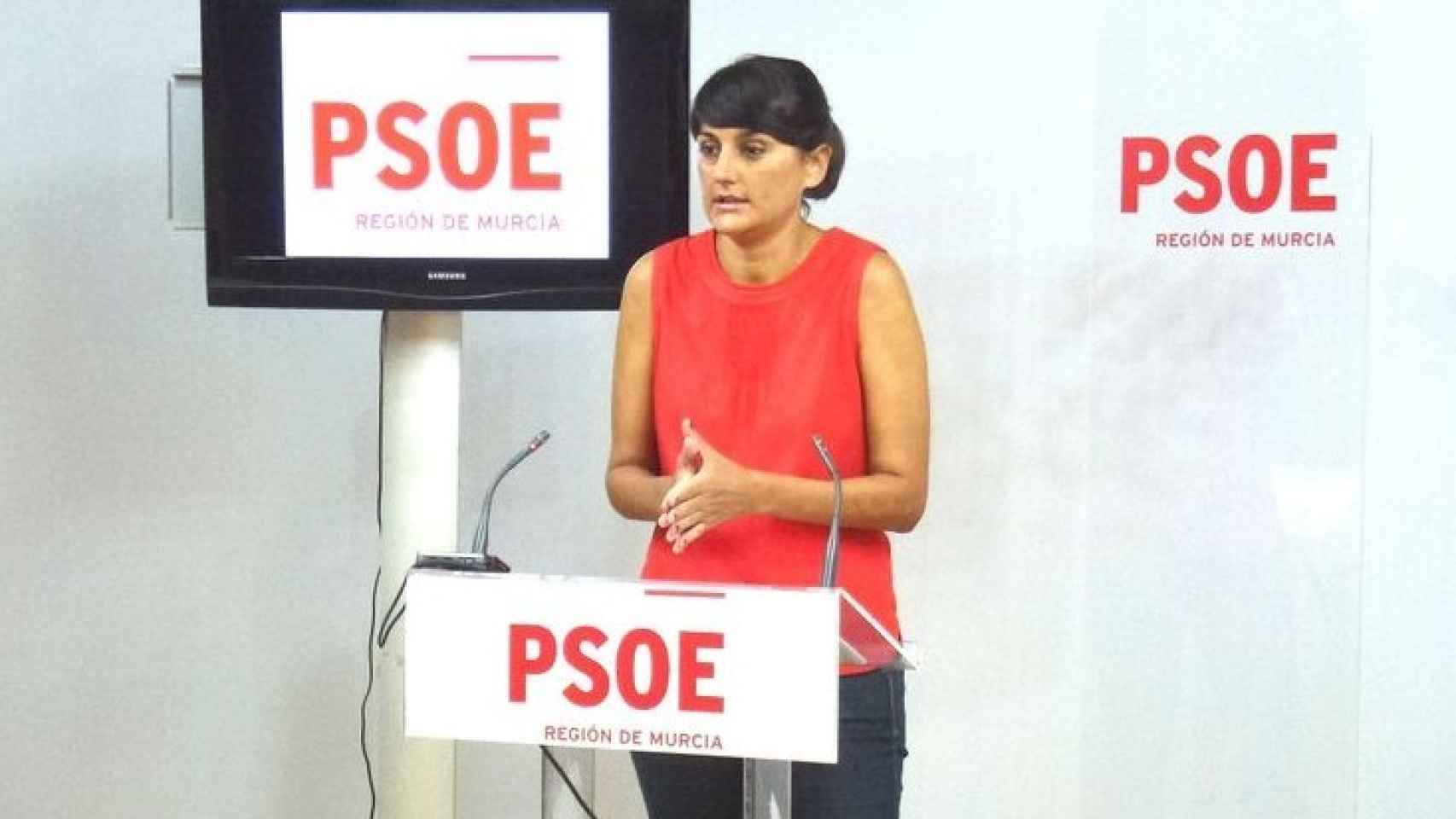 La socialista María González Veracruz.