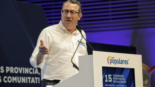 El presidente del PP de Alicante, Toni Pérez.