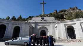El Valle de los Caídos durante la exhumación de Francisco Franco el 24 de octubre de 2019.