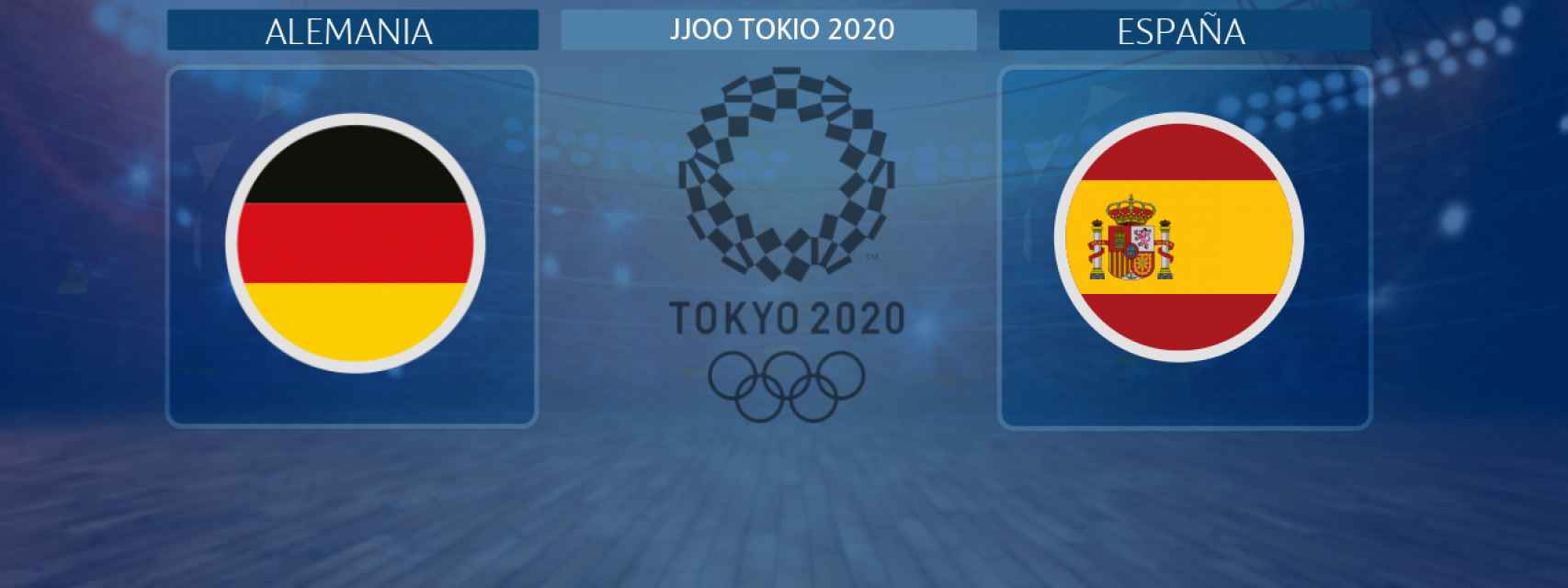 Alemania - España, partido de balonmano masculino de los JJOO Tokio 2020