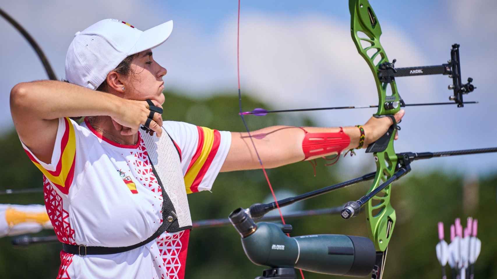 Inés de Velasco en los Juegos Olímpicos de Tokio 2020 en tiro con arco