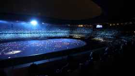 El Estadio Olímpico de Tokio durante la Ceremonia de Apertura de los JJOO de Tokio