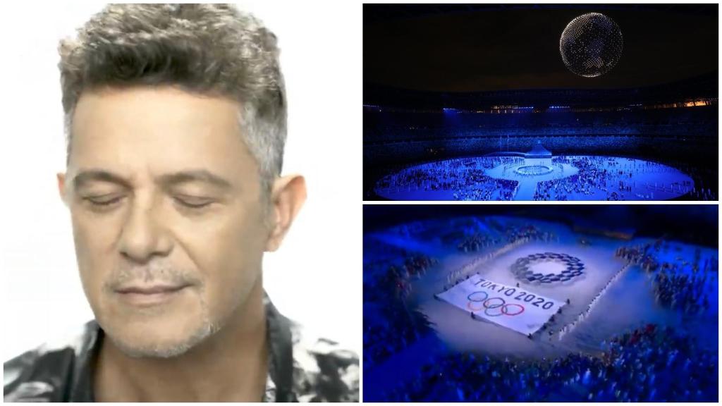 Alejandro Sanz participa en la ceremonia de inauguración de los JJOO de Tokio