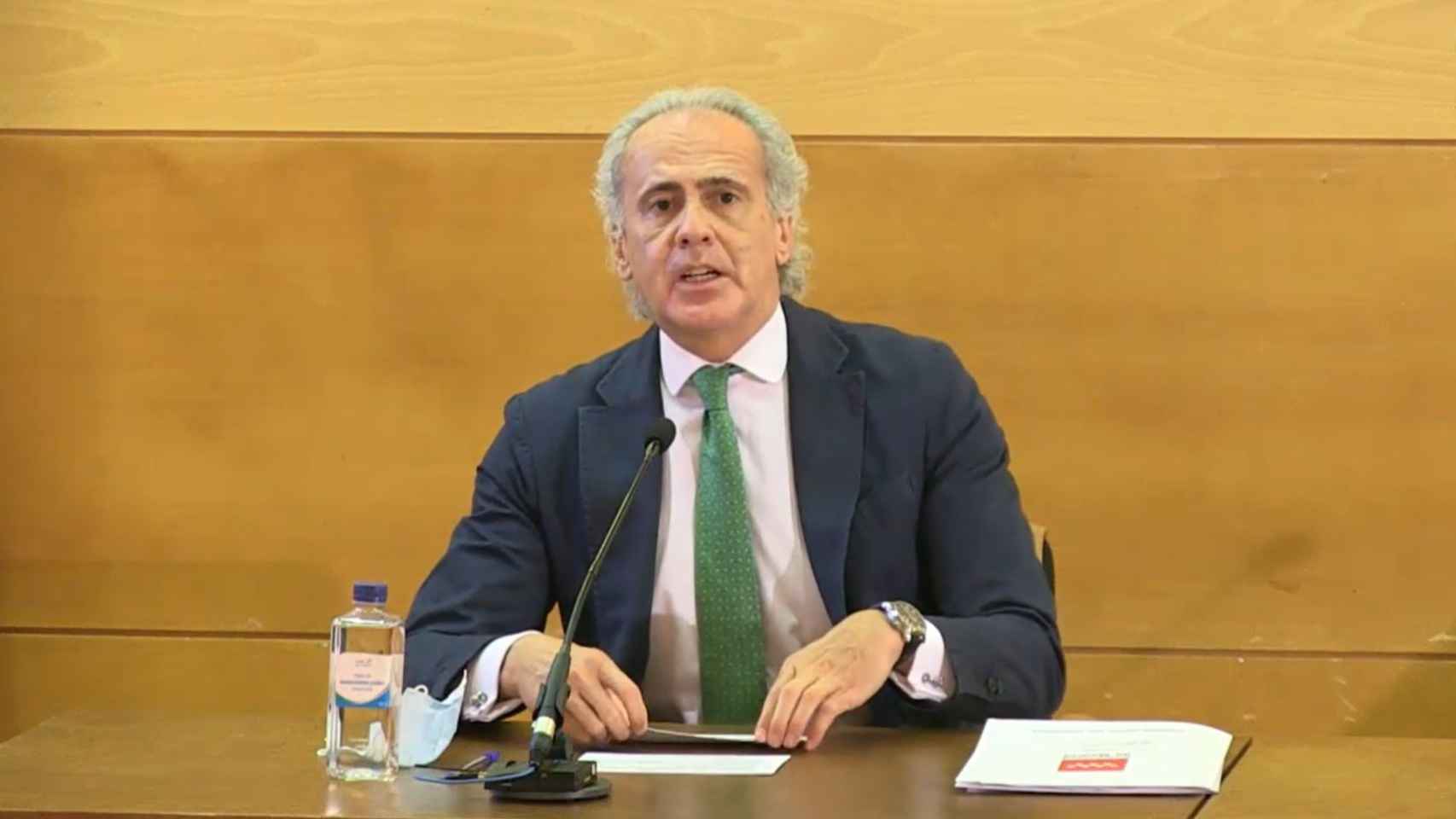 Enrique Ruiz Escudero en rueda de prensa.