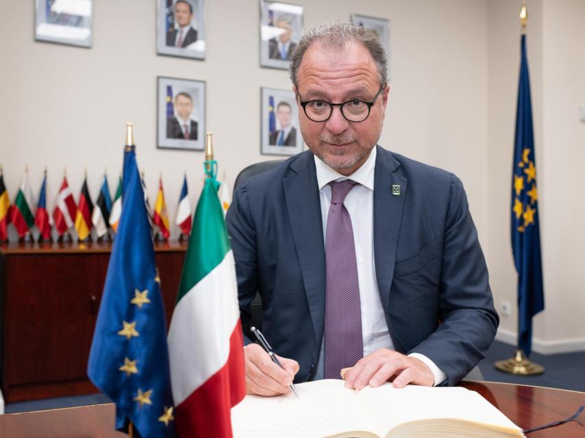 Giorgio Mulè, el viceministro de Defensa italiano.