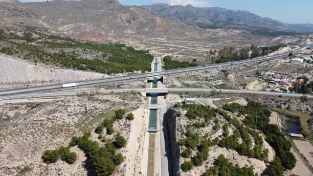 El Trasvase Tajo-Segura a su paso por el término municipal de Lorca.