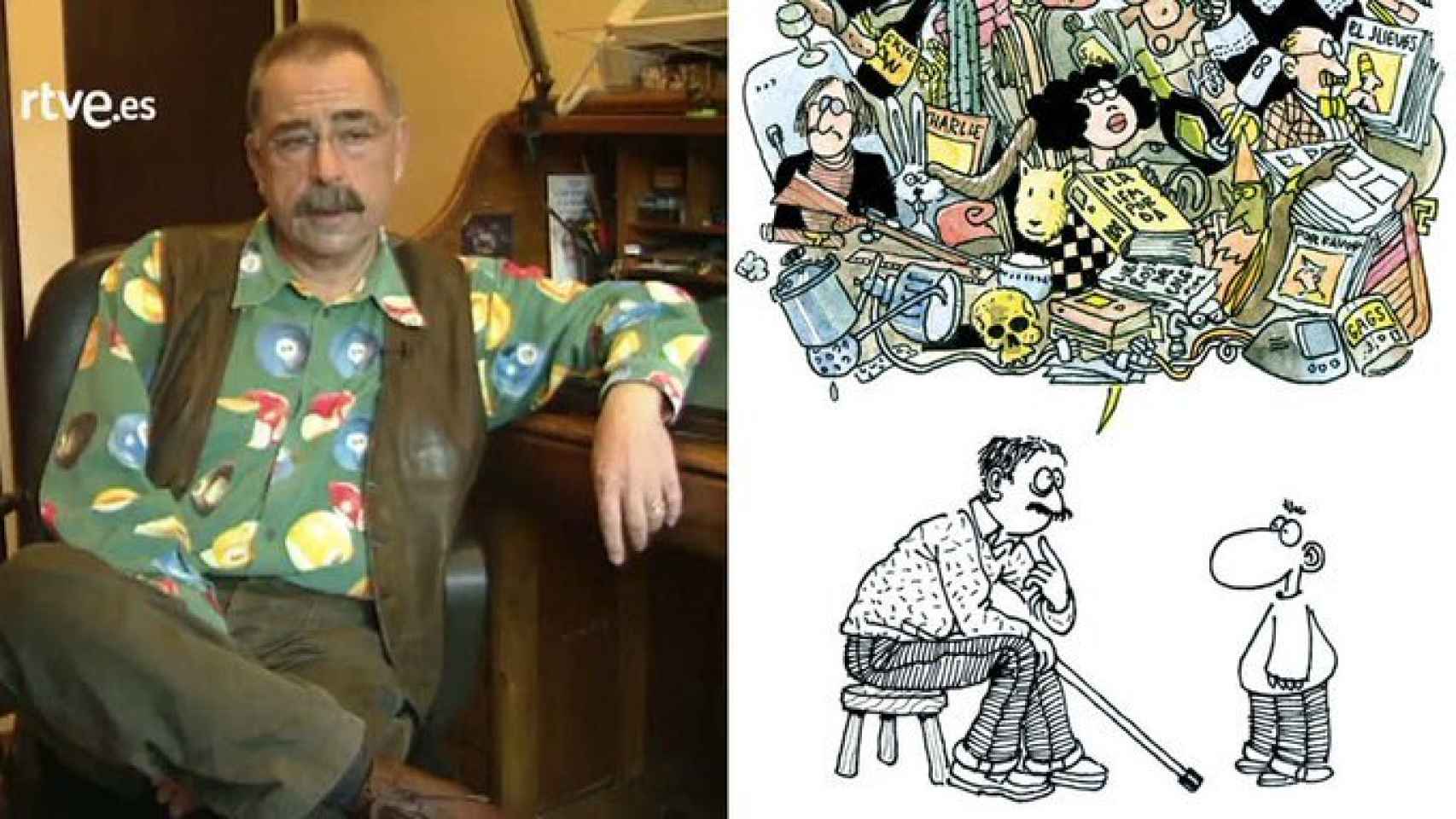 Muere el dibujante Carlos Romeu, fundador de 'El Jueves' y padre de Miguelito