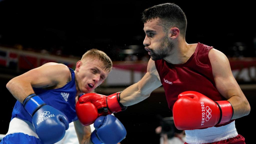 José Quiles ante Kurt Walker, durante los JJOO de Tokio 2020