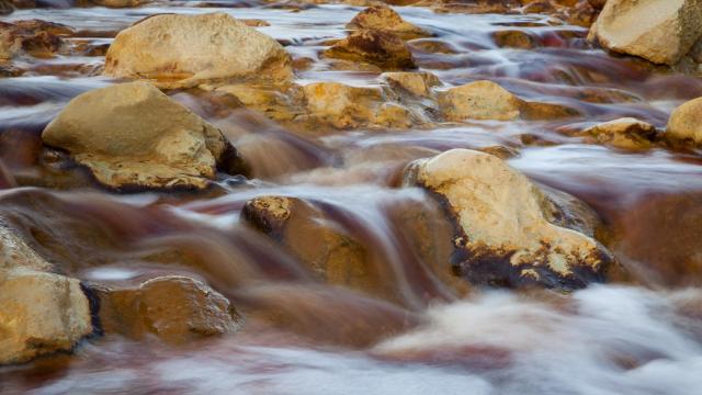 Imagen del río Tinto, en Huelva