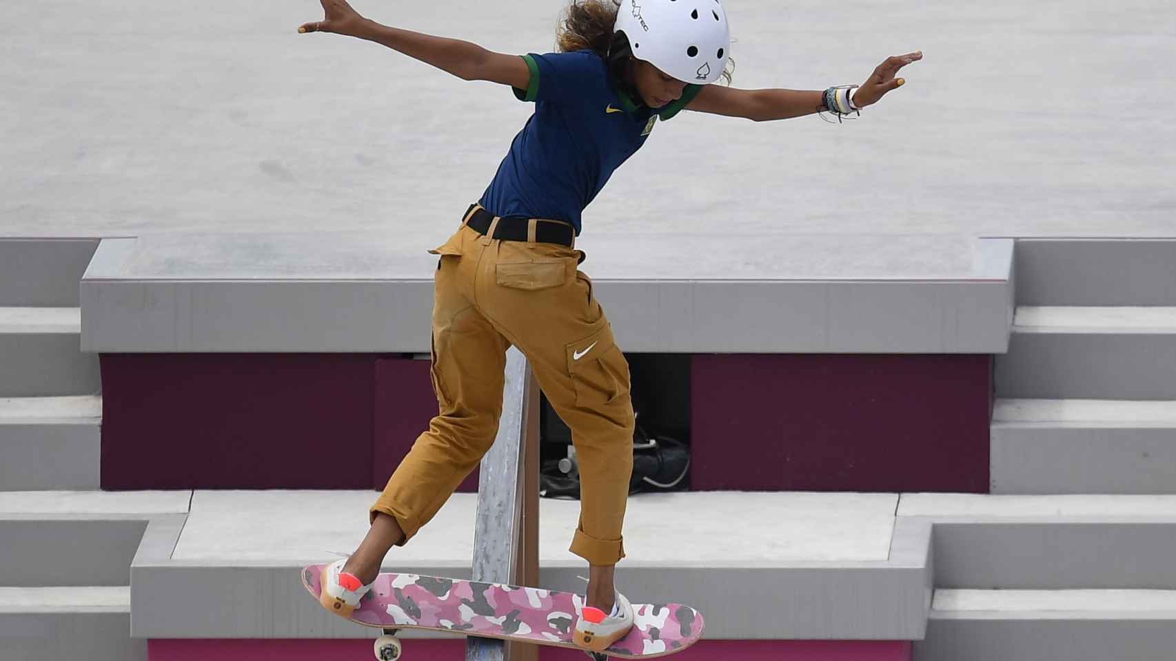 Rayssa Leal, en los Juegos Olímpicos de Tokio 2020