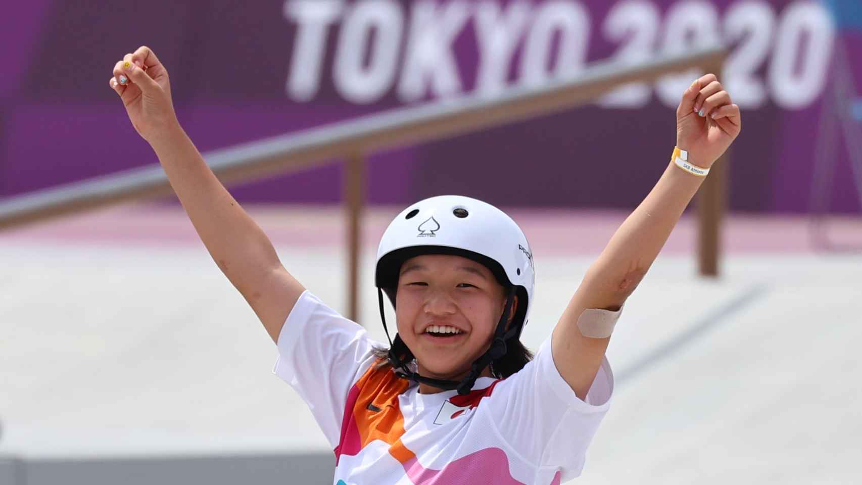 Nishiya Momiji, en los Juegos Olímpicos de Tokio 2020