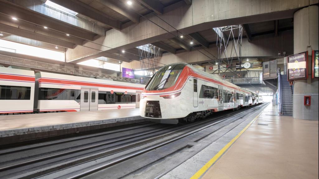 Tren Cercanías en Atocha