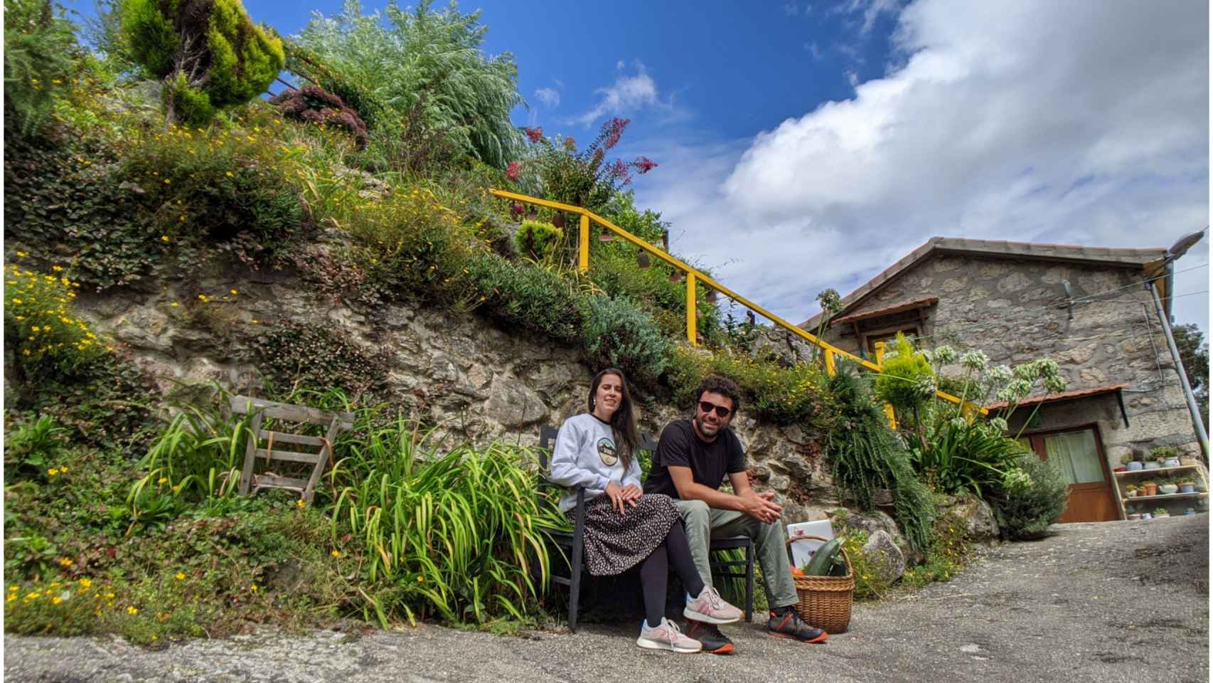 María y Edo, responsables de Sende.