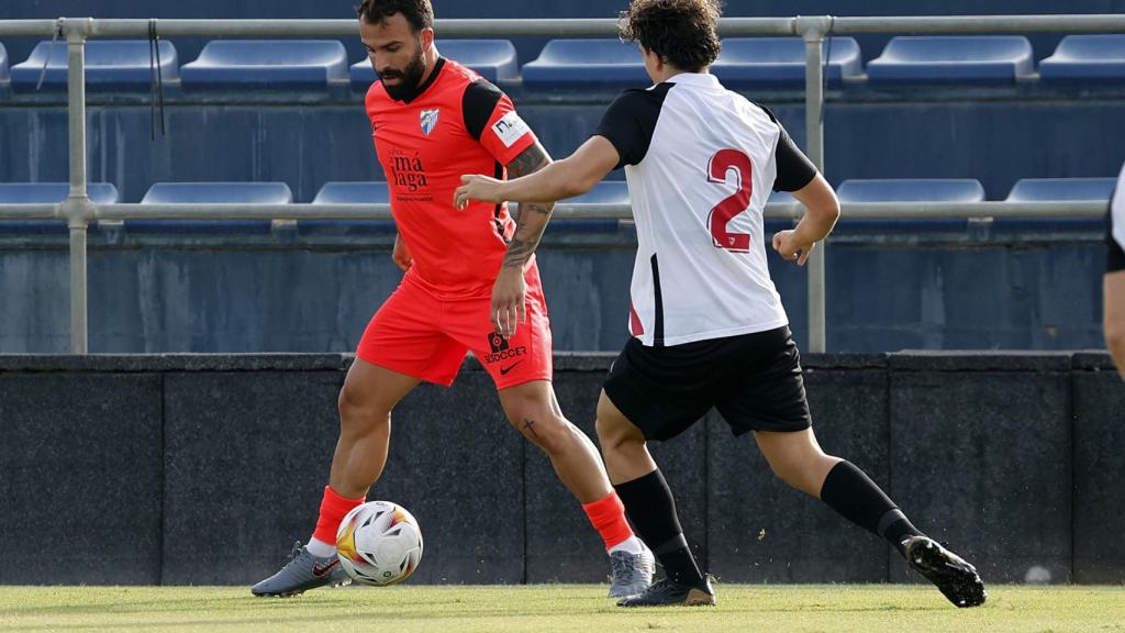 Imagen del reciente enfrentamiento del Málaga con el Sevilla Atlético.