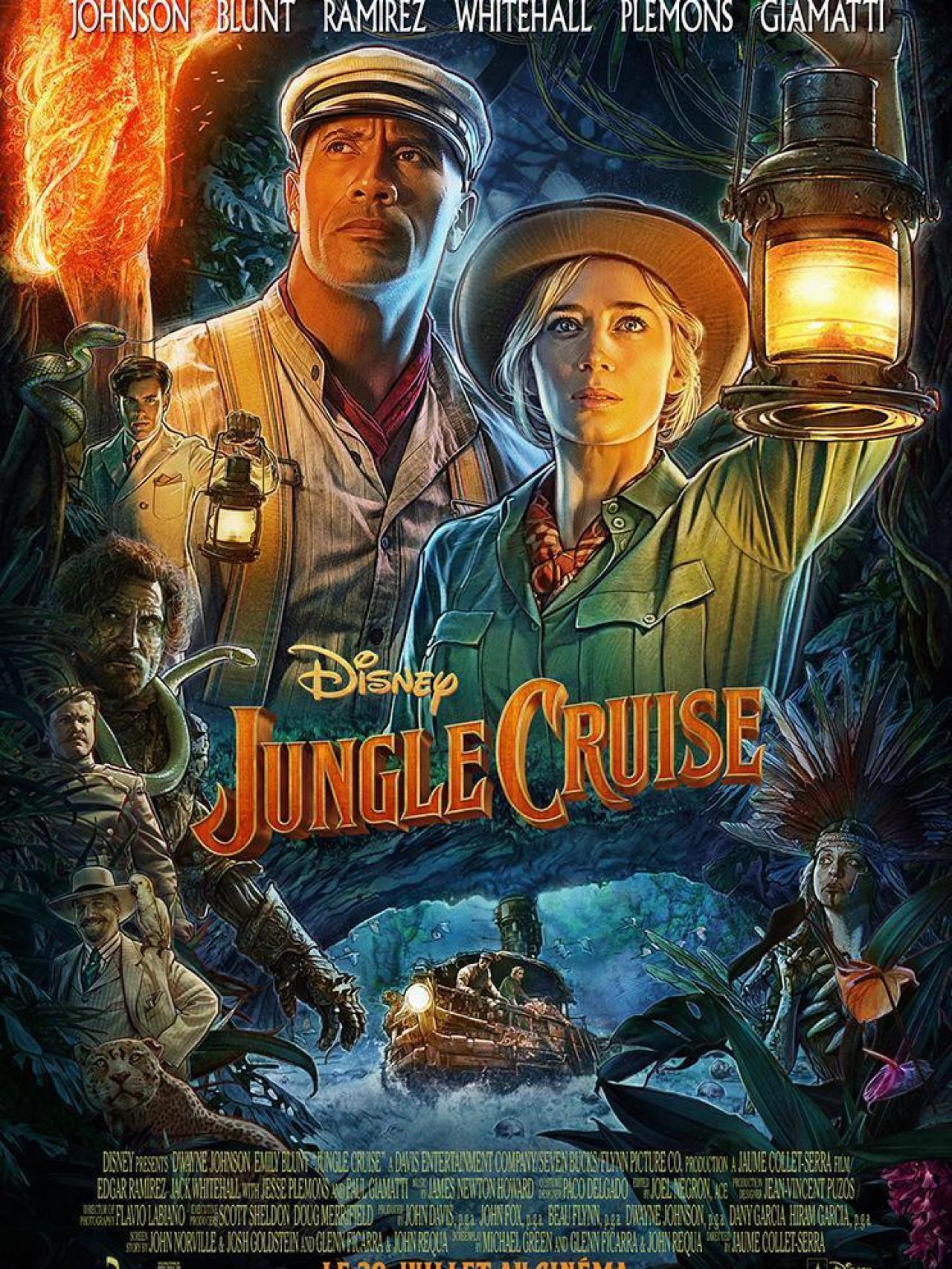 Poster de la película 'Jungle Cruise'.