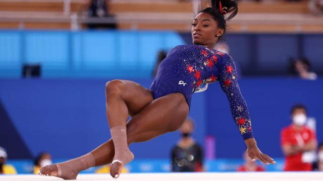 Simone Biles, en los Juegos Olímpicos de Tokio 2020