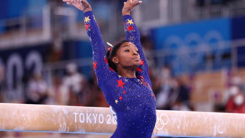 Simone Biles, en los Juegos Olímpicos de Tokio 2020