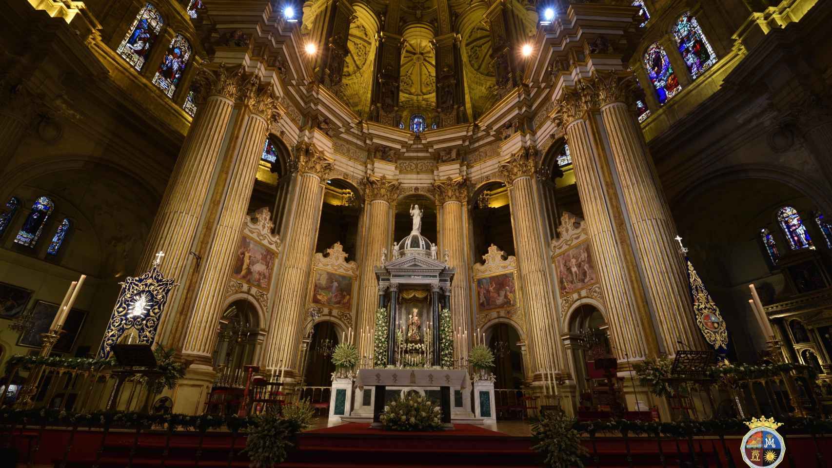 La Virgen de la Victoria en la Catedral de Málaga.