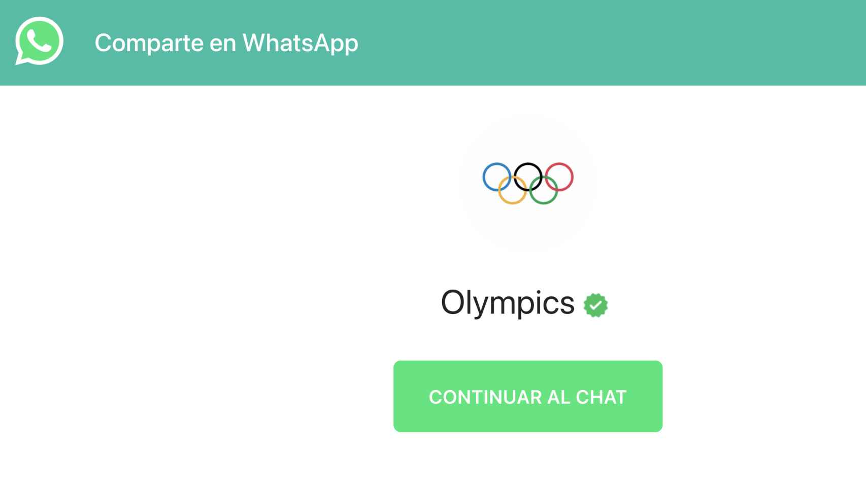 El truco de WhatsApp para seguir los Juegos Olímpicos desde la app