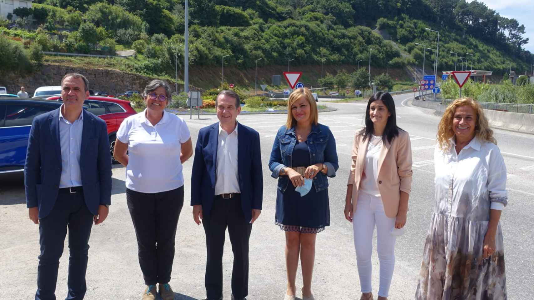 Los alcaldes socialistas de la comarca de Vigo celebran las bonificaciones en la AP-9