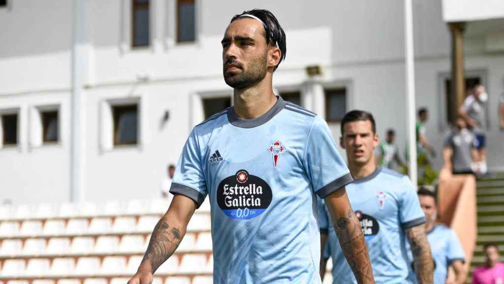 Brais Méndez, durante un partido de pretemporada