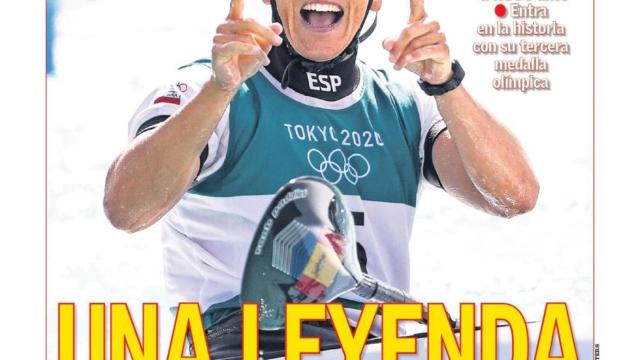 La portada del diario AS (28/07/2021)