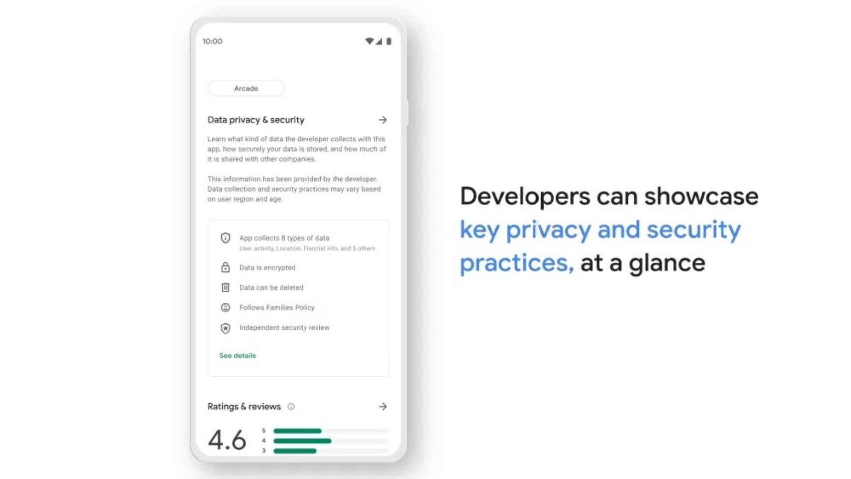 Google Play seccion privacidad y seguridad