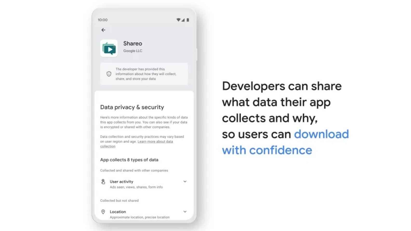 Privacidad y datos Google Play