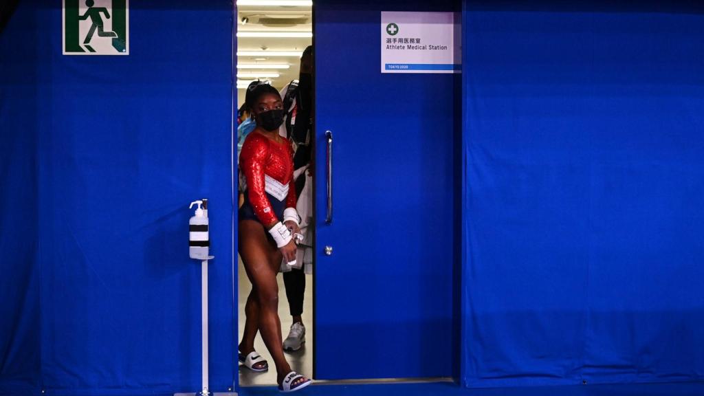 Simone Biles, en los Juegos Olímpicos de Tokio 2020