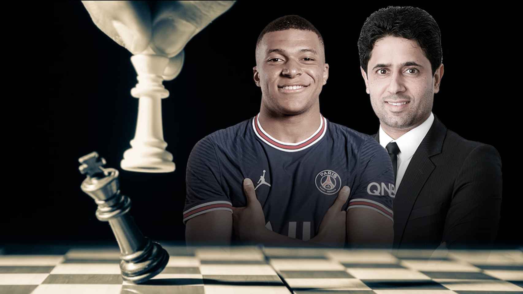 La partida de ajedrez entre Mbappé y el PSG