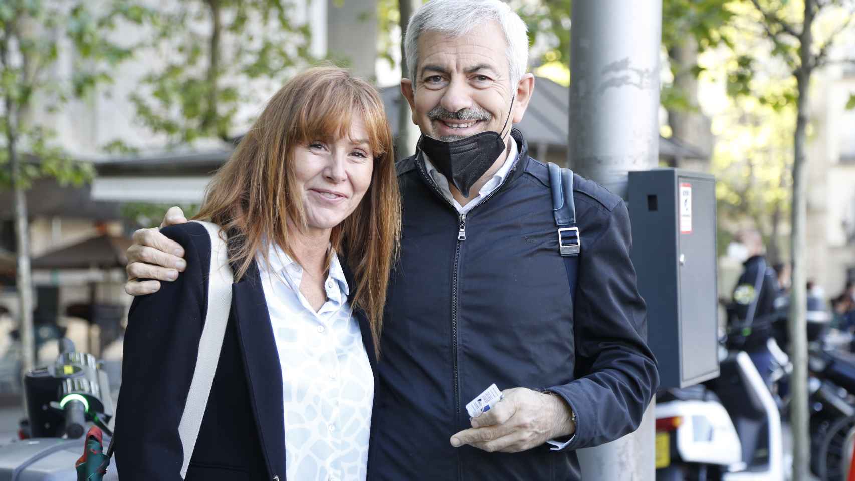 Carlos Sobera junto a su mujer en una imagen reciente.