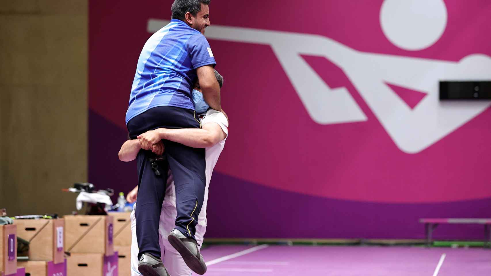 Javad Foroughi, en los Juegos Olímpicos