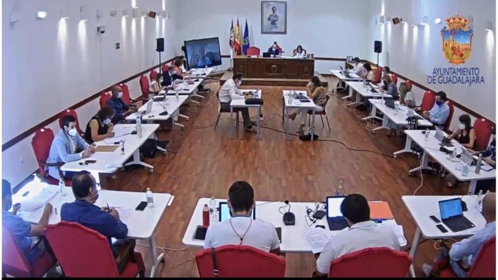 Pleno del ayuntamiento de Guadalajara