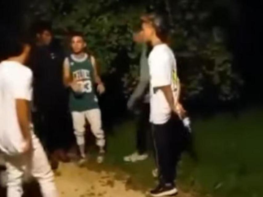 Extracto del vídeo de la paliza de Amorebieta.