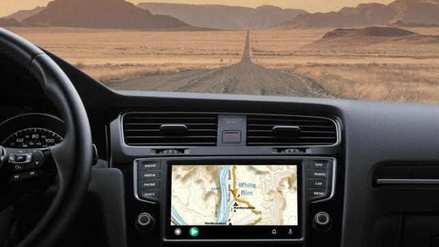 Android Auto amplía su selección de apps de mapas con Gaia GPS