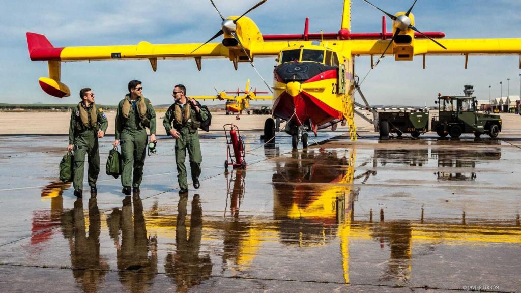 Algunos de los pilotos del Grupo 43.