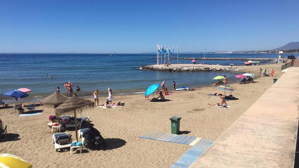 Una playa de Marbella.