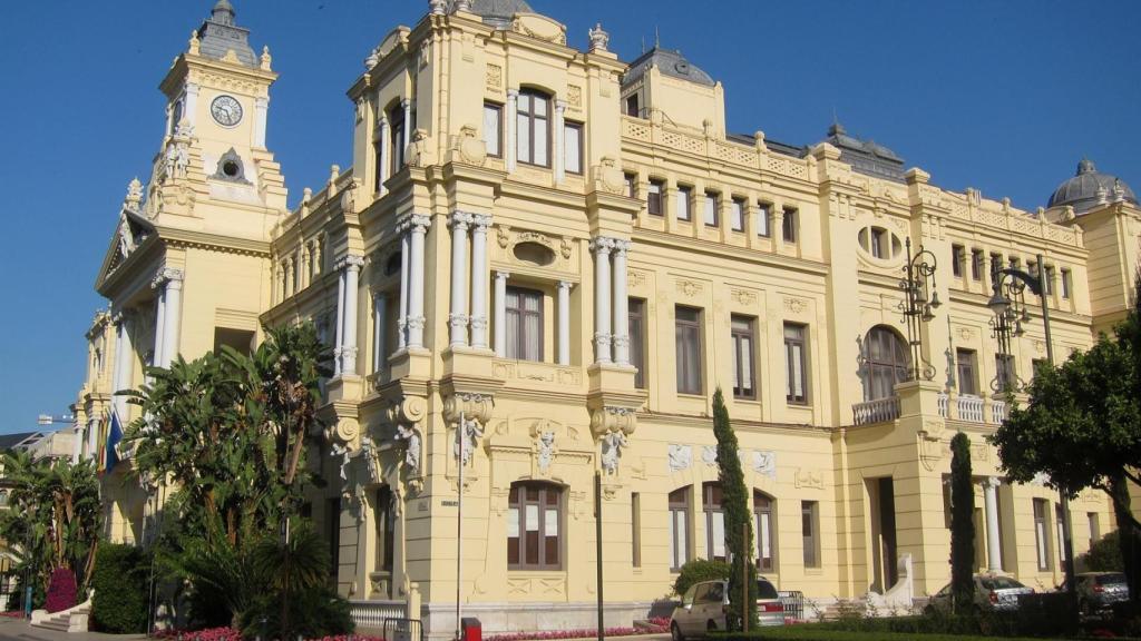 Fachada del Ayuntamiento de Málaga