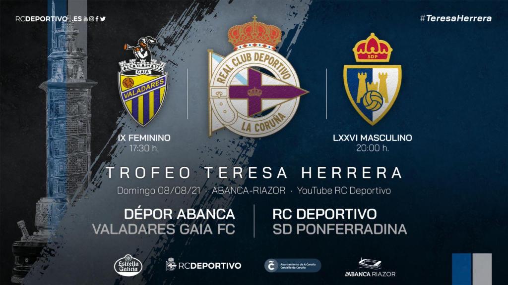 El Deportivo jugará el Teresa Herrera el próximo 8 de agosto