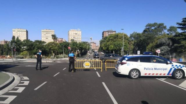 Corte trafico valladolid