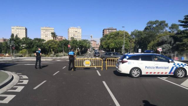 Corte trafico valladolid