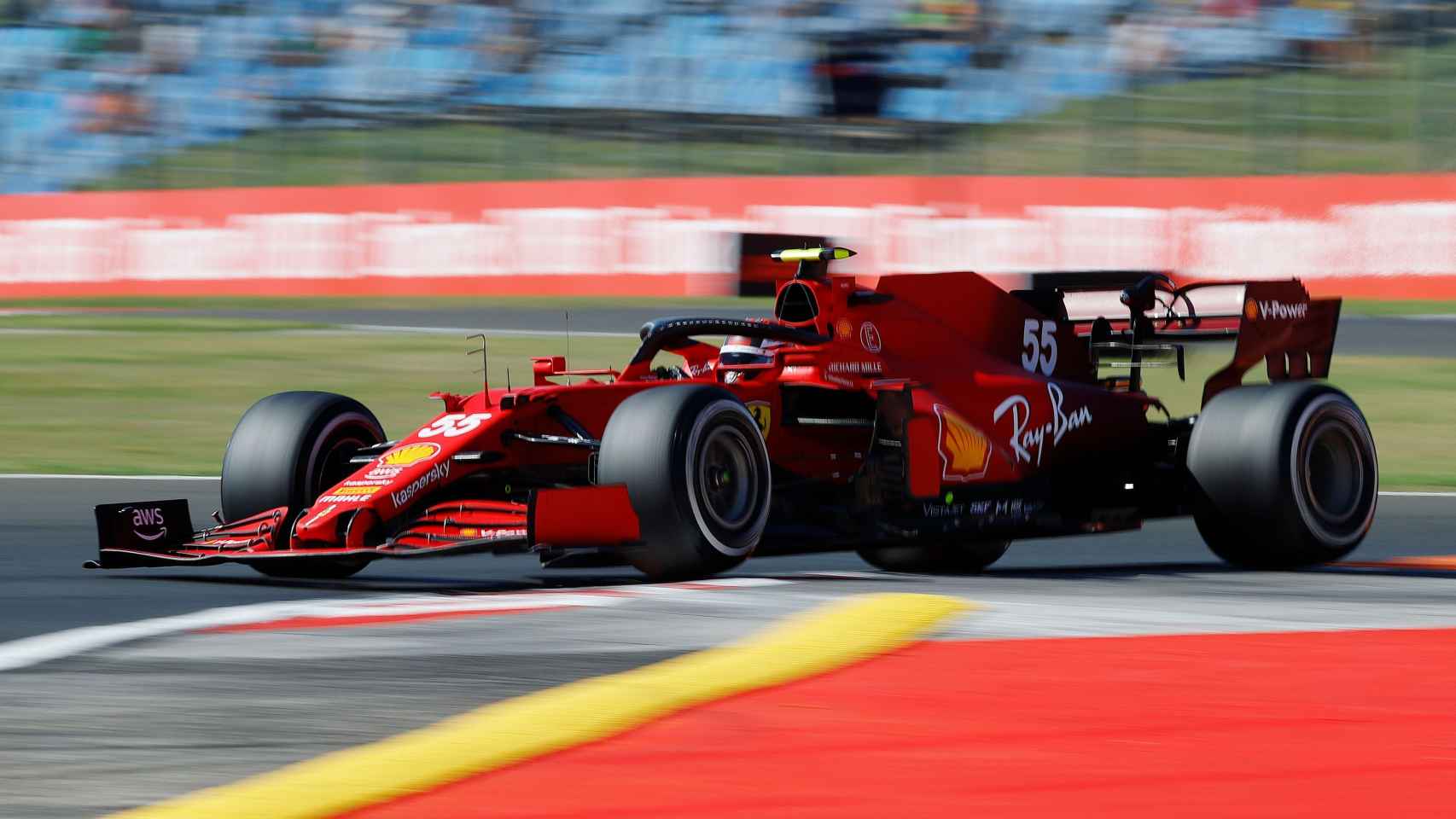 Carlos Sainz en el Gran Premio de Hungría