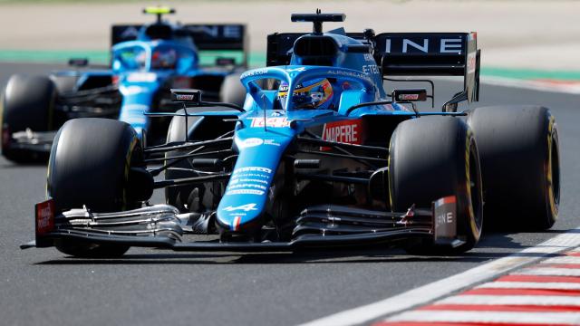 Fernando Alonso, en el GP de Hungría