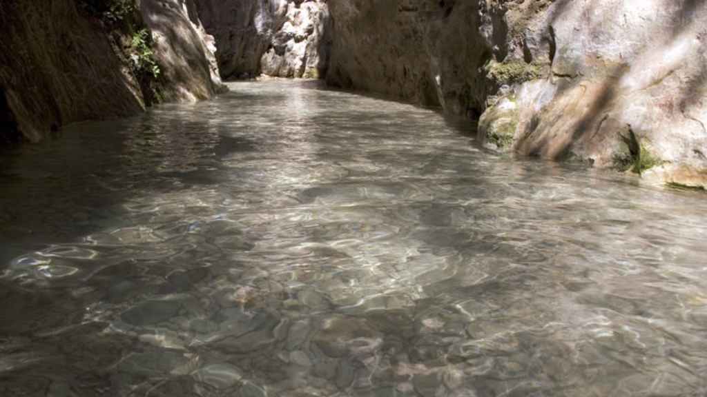 El río Chíllar, en una foto.