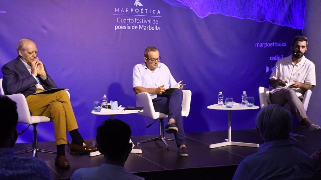 El encuentro en el festival Marpoética.