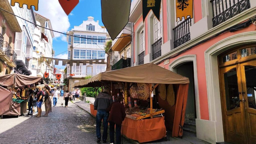 Feria Medieval de Ferrol esta mañana