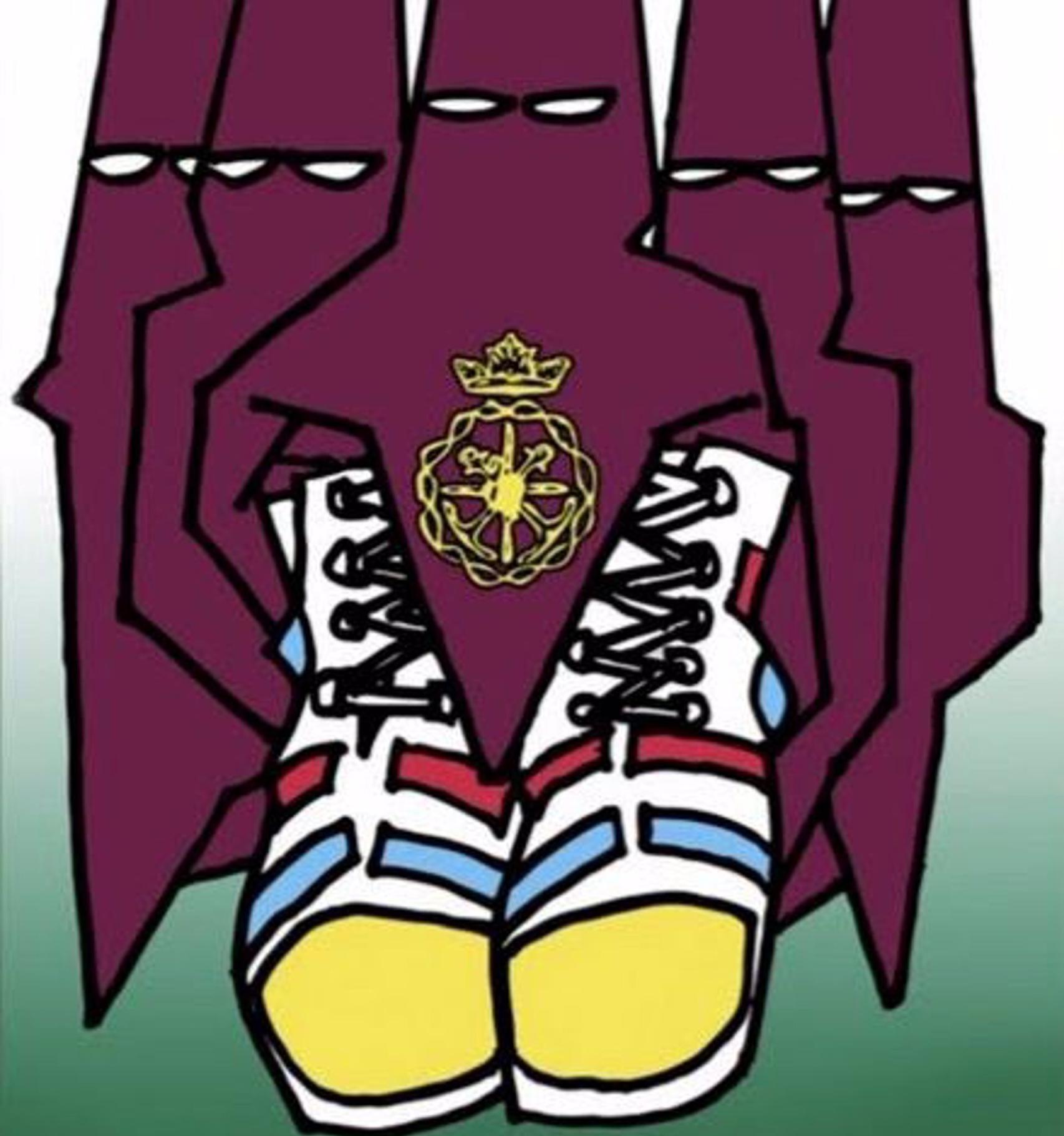 Imagen de la campaña de la Cofradía de los Estudiantes de Málaga.