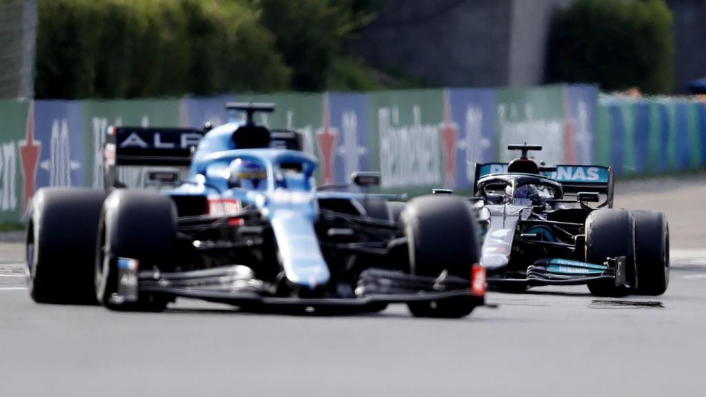 Fernando Alonso y Hamilton, en Hungría